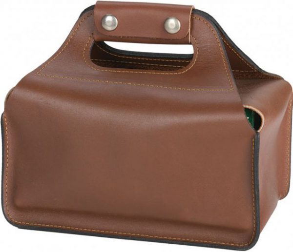 Leather Carrier Classic Four Box Bandera USA, Fine Leather and
